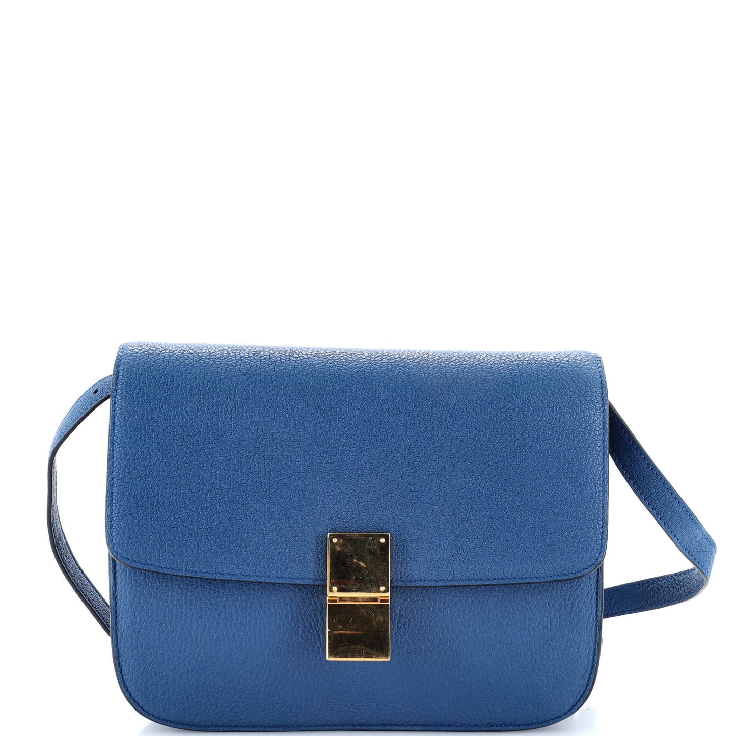 セリーヌ クラシック ボックスバッグ グレイニーレザー ミディアム