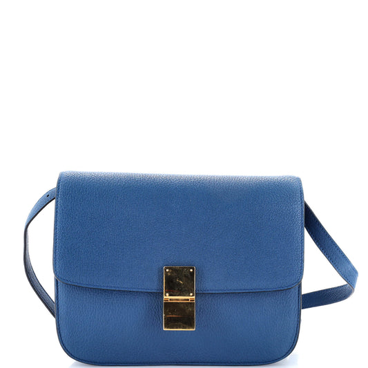 セリーヌ クラシック ボックスバッグ グレイニーレザー ミディアム