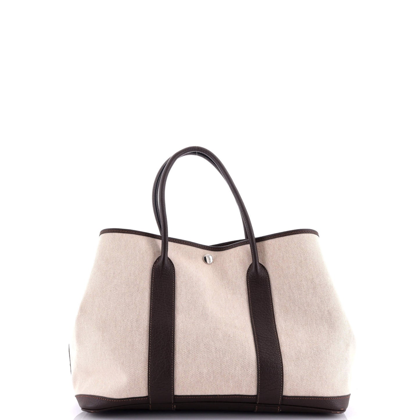 HERMESガーデンパーティートート トワル＆レザー 36