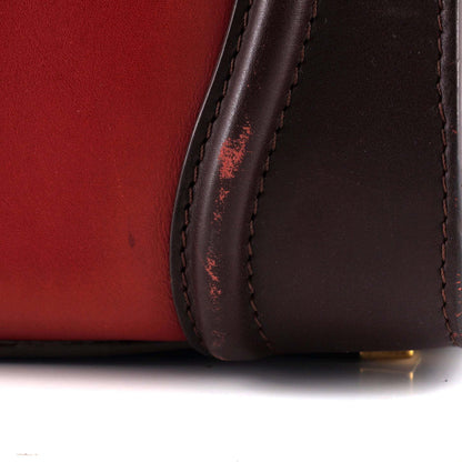 セリーヌ トリコロール ラゲッジバッグ レザー ミニ