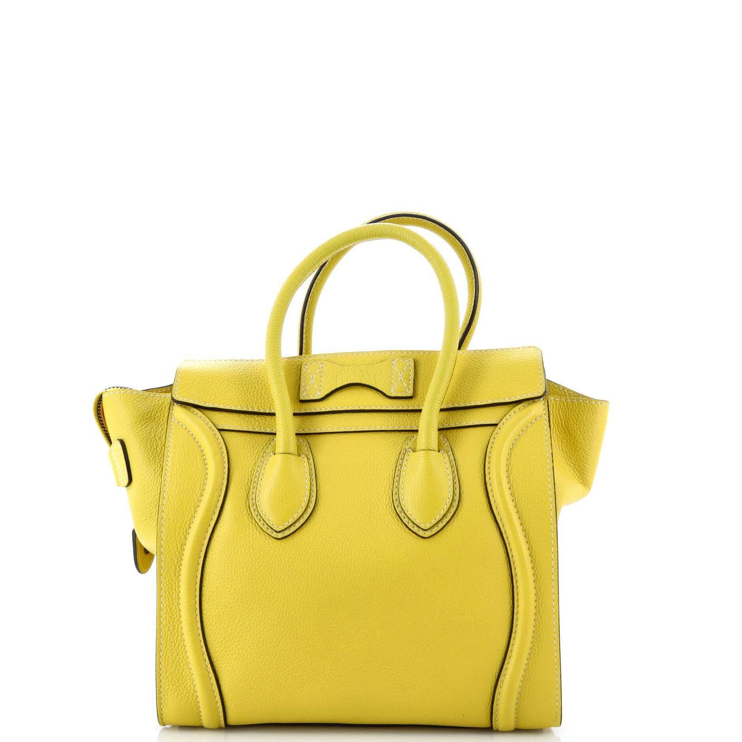 セリーヌ ラゲッジバッグ グレイニーレザー マイクロ