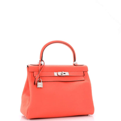 HERMESケリー レッドクレマンス 28