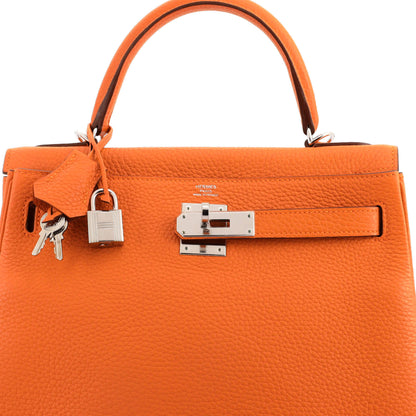 HERMESケリー オレンジクレマンス 28