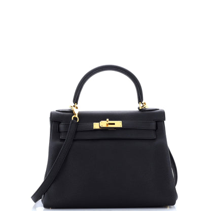エルメス ケリー ブラック トゴ 28