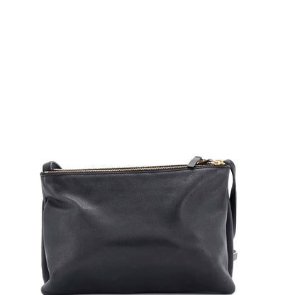 セリーヌ トリオ クロスボディバッグ レザー ラージ