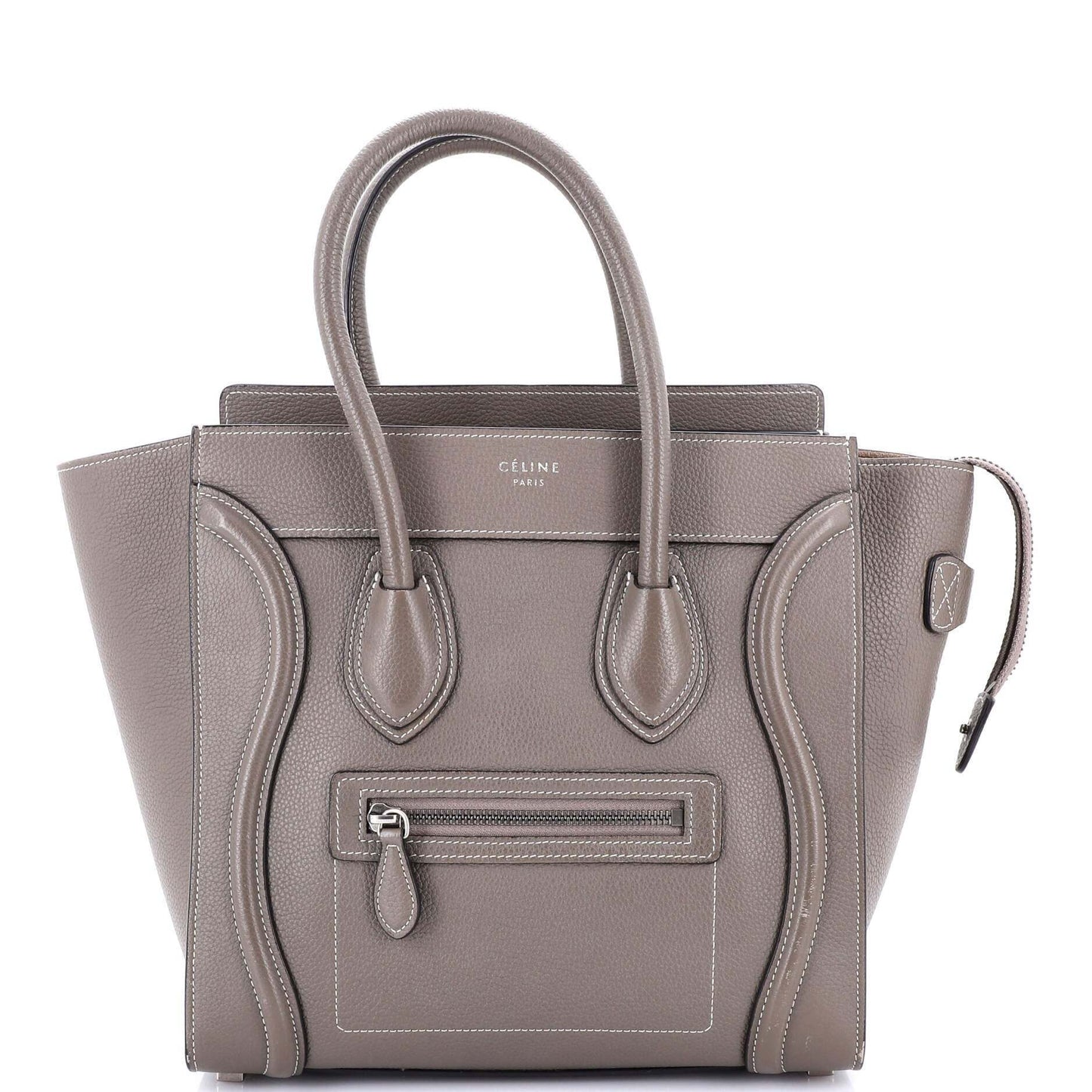 セリーヌ ラゲッジバッグ グレイニーレザー マイクロ