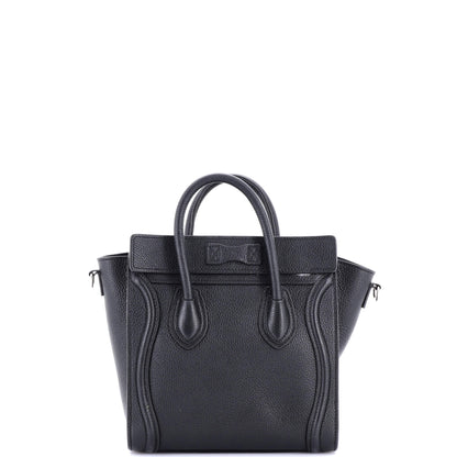 セリーヌ ラゲッジバッグ グレイニーレザー ナノ