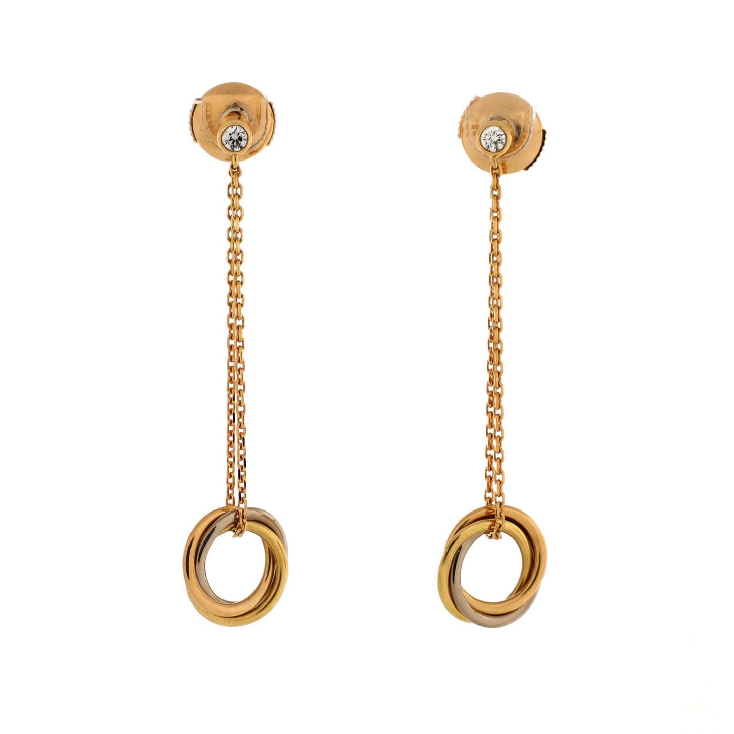 カルティエトリニティ ピアス 18K