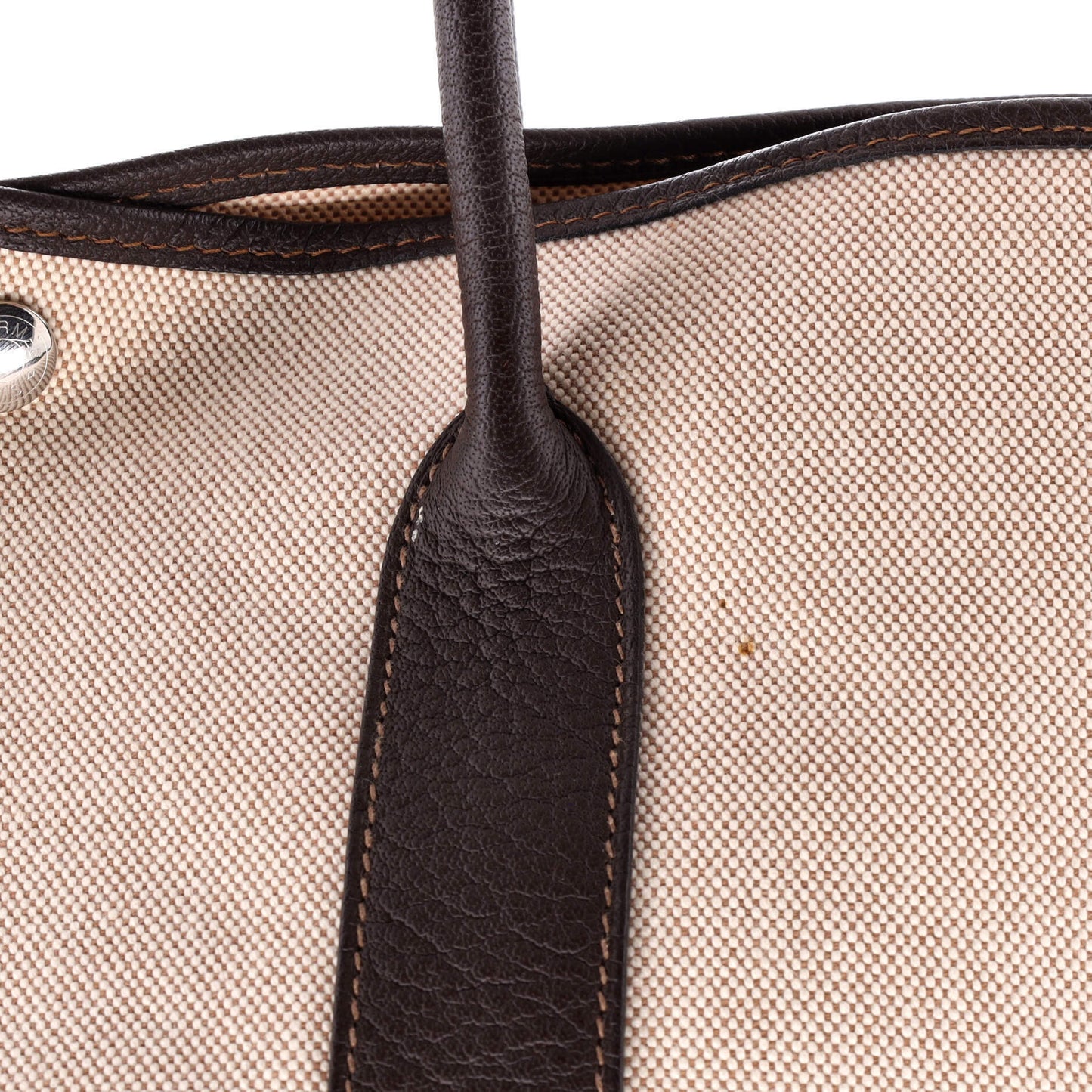 HERMESガーデンパーティートート トワル＆レザー 36