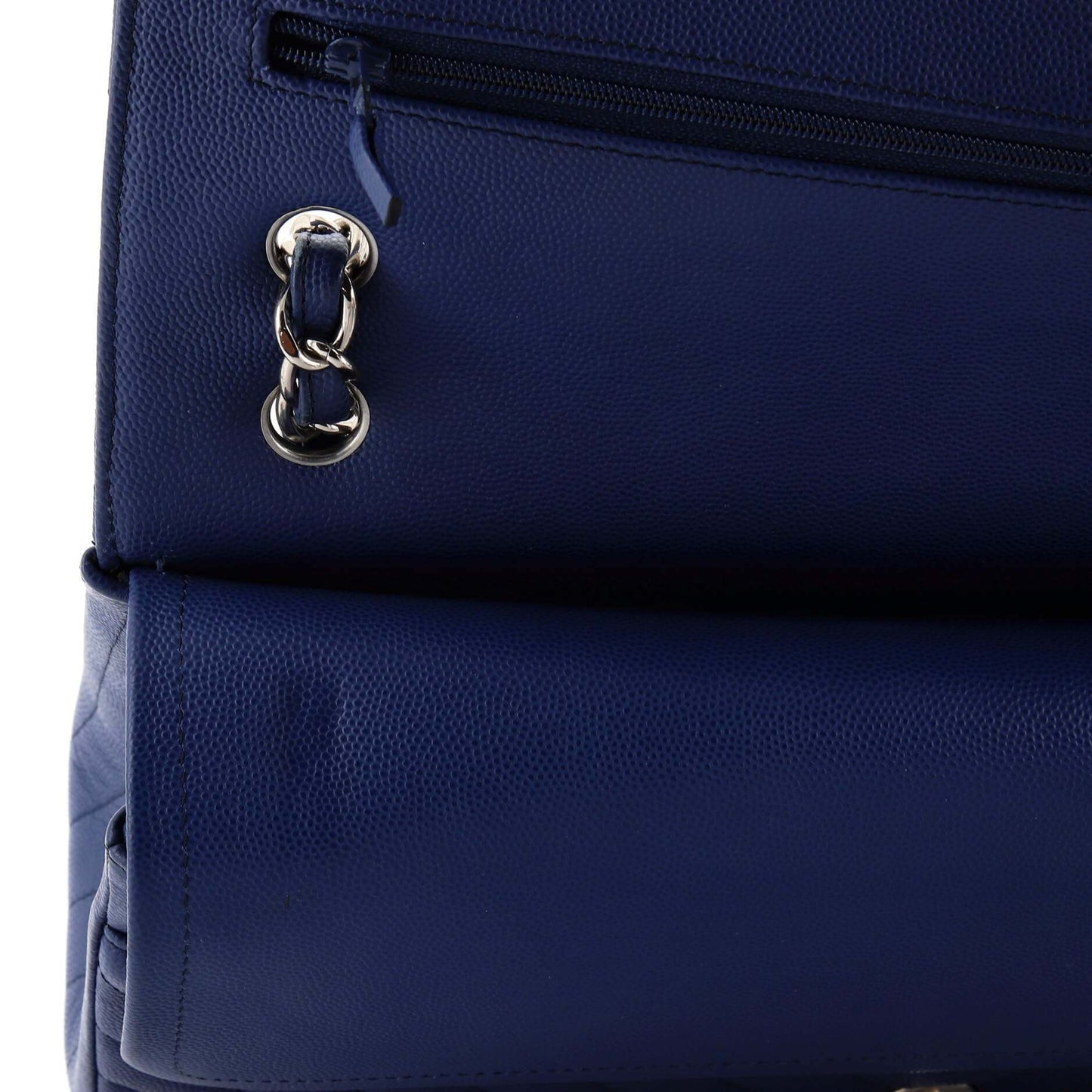 CHANELキャビアスキン シェブロン