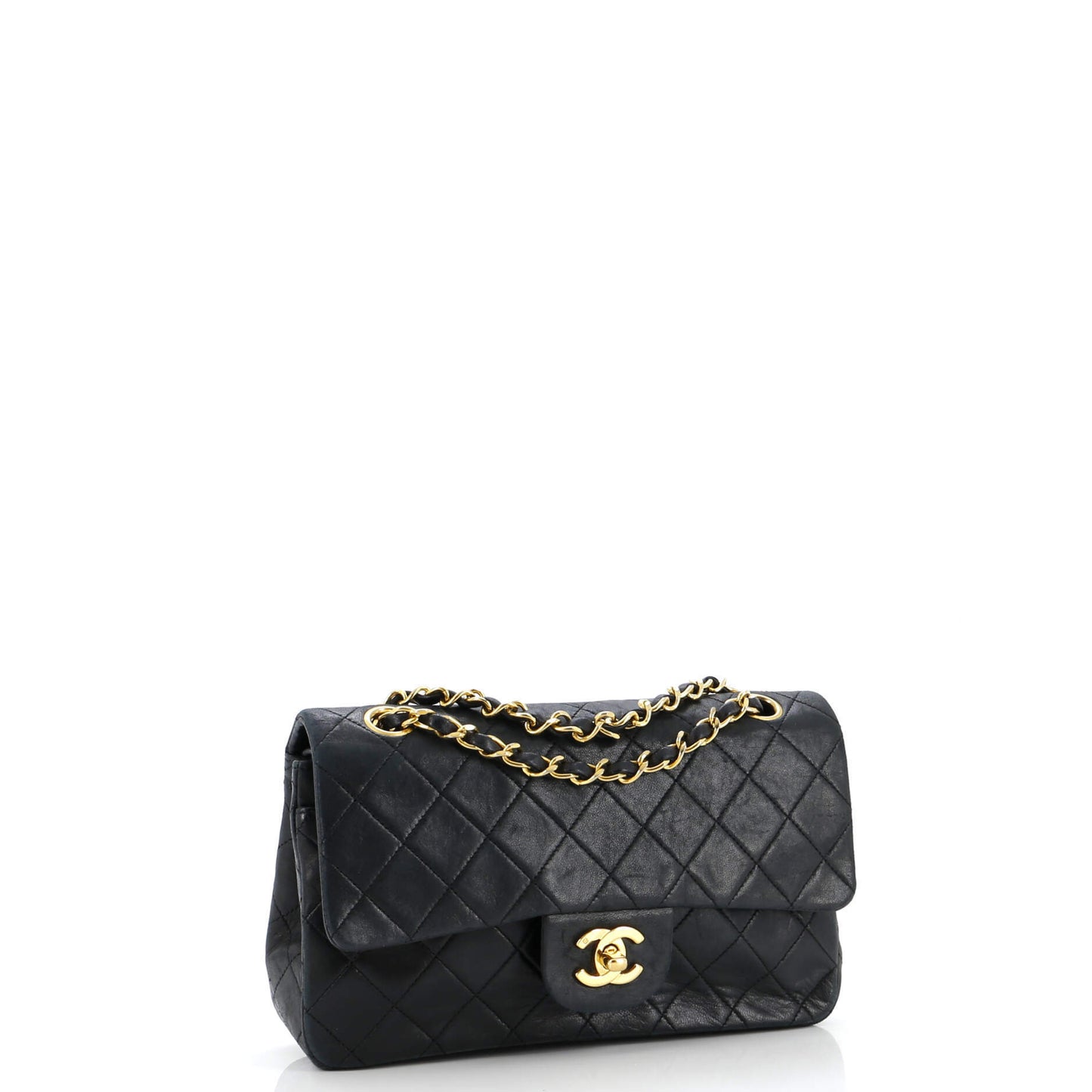 シャネル ダブルフラップ ラムスキン