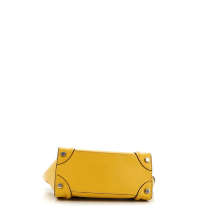 セリーヌ ラゲッジバッグ グレイニーレザー マイクロ