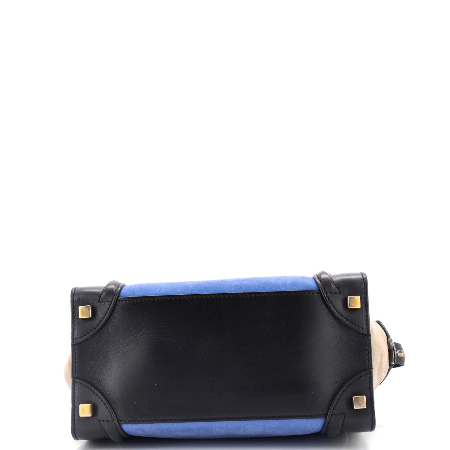 セリーヌ バイカラー ラゲッジバッグ レザー マイクロ