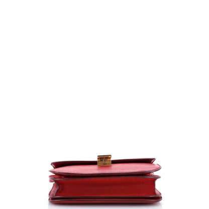 セリーヌ クラシック ボックスバッグ グレイニーレザー ミディアム