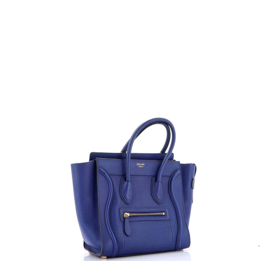 セリーヌ ラゲッジバッグ グレイニーレザー マイクロ