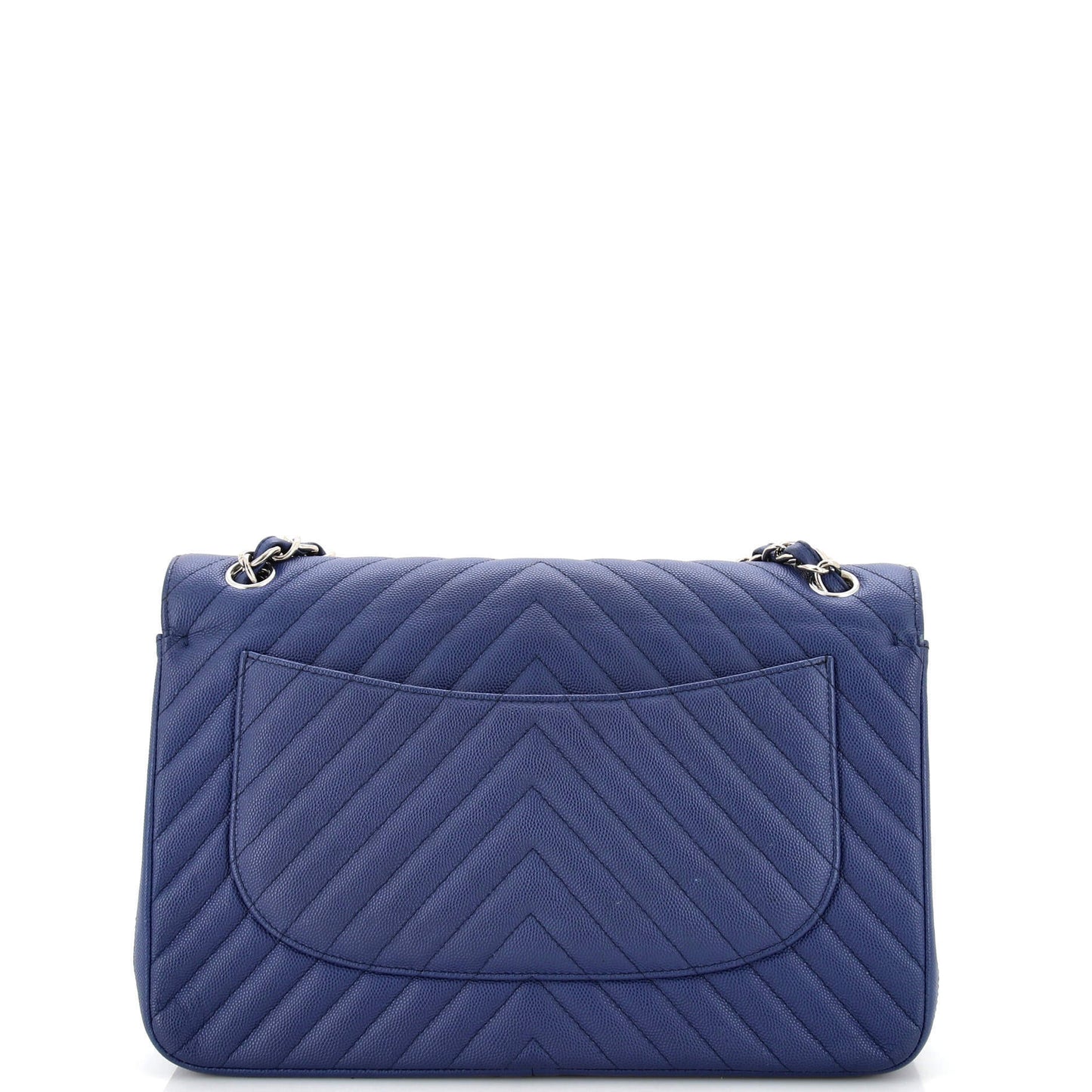 CHANELキャビアスキン シェブロン