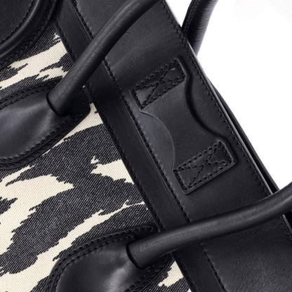 セリーヌ ラゲッジバッグ プリントキャンバス＆レザー ミニ