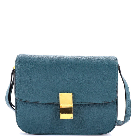 セリーヌ クラシック ボックスバッグ グレイニーレザー ミディアム