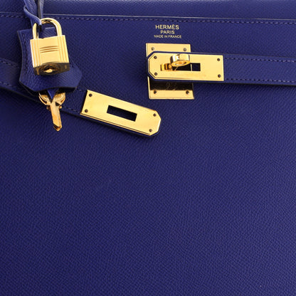 HERMESケリー ブルーエプソン 32