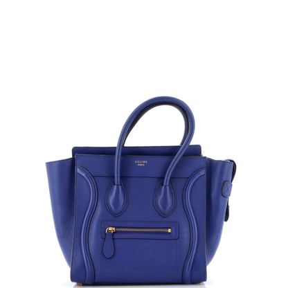 セリーヌ ラゲッジバッグ グレイニーレザー マイクロ