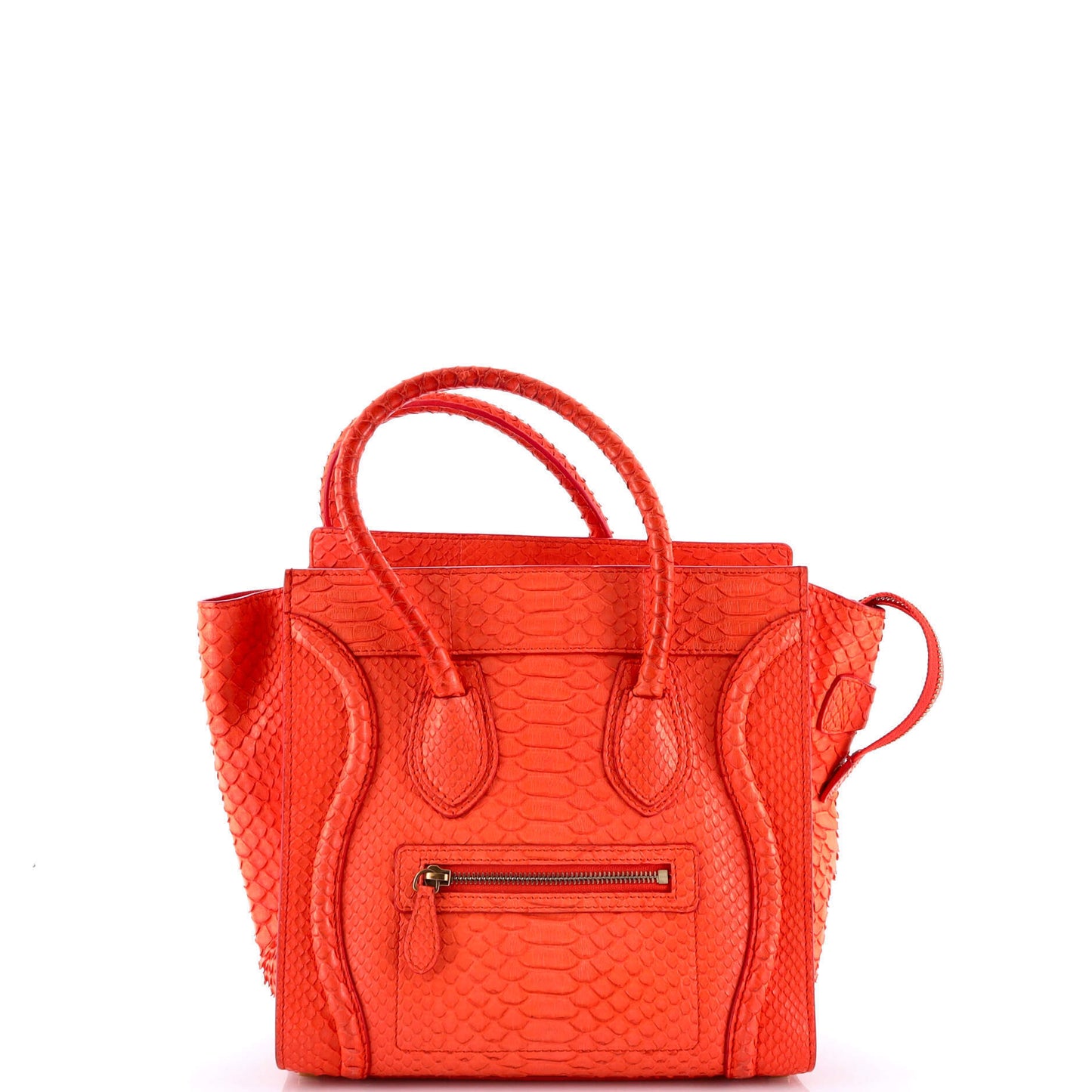 セリーヌ ラゲッジバッグ パイソン マイクロ