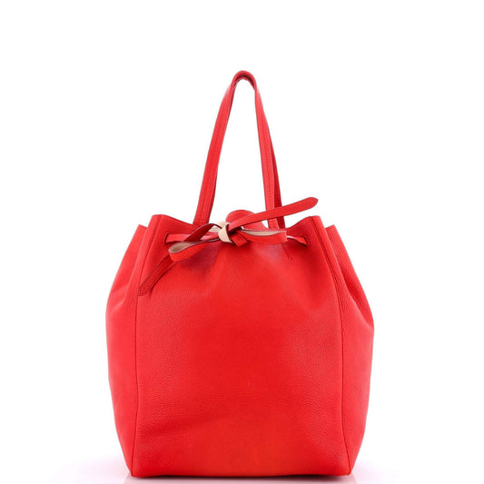 セリーヌ ファントム タイ カバ トート レザー ミディアム