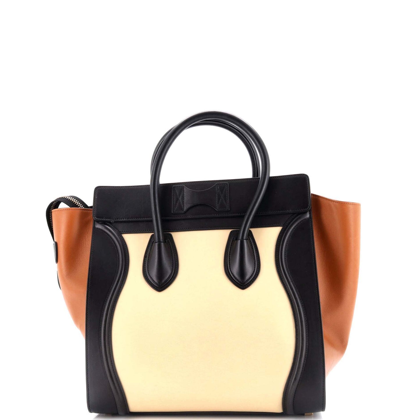 セリーヌ トリコロール ラゲッジバッグ レザー ミニ