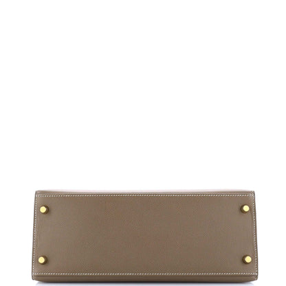 HERMESケリー グレーエプソン 28