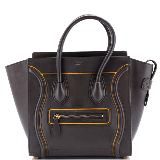 Celine Luggage Bag Smooth Leather Micro