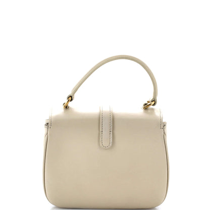 セリーヌ タブー トップハンドルバッグ スムースカーフスキン ミニ