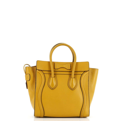 セリーヌ ラゲッジバッグ グレイニーレザー マイクロ