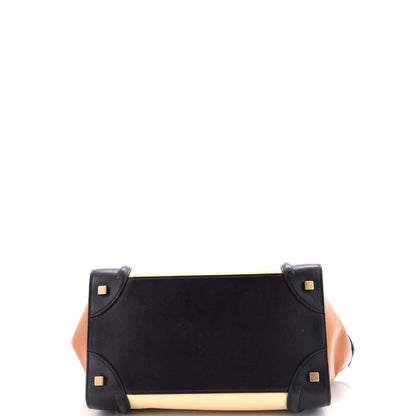 セリーヌ トリコロール ラゲッジバッグ レザー ミニ