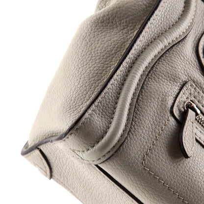 セリーヌ ラゲッジバッグ グレイニーレザー ナノ