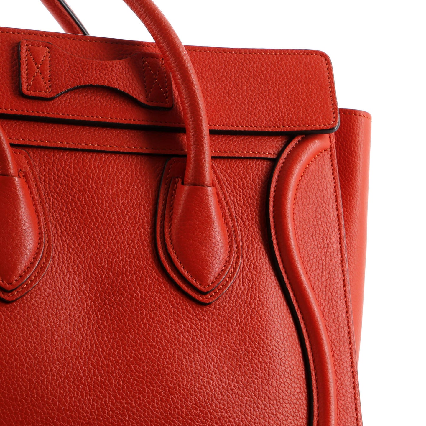 セリーヌ ラゲッジバッグ グレイニーレザー マイクロ