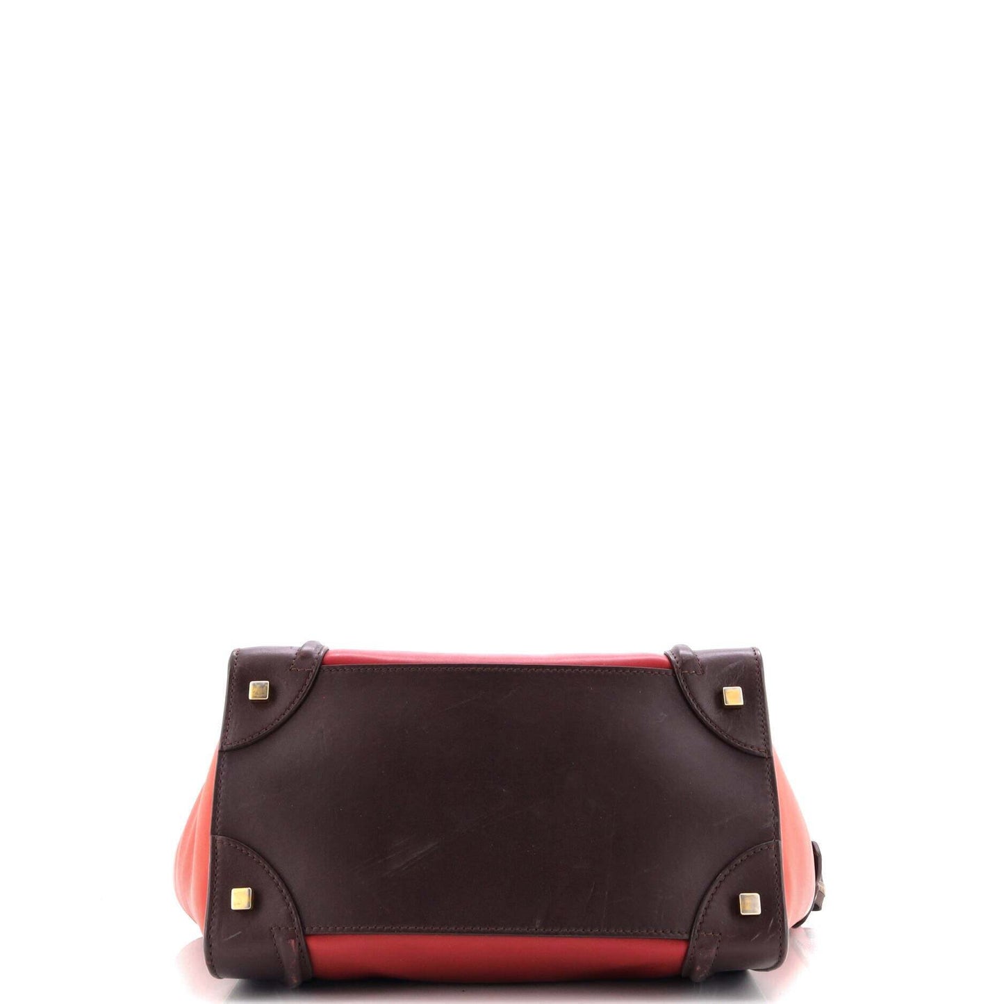 セリーヌ トリコロール ラゲッジバッグ レザー ミニ