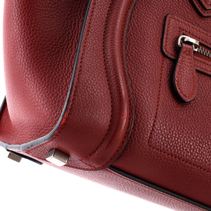 セリーヌ ラゲッジバッグ グレイニーレザー マイクロ