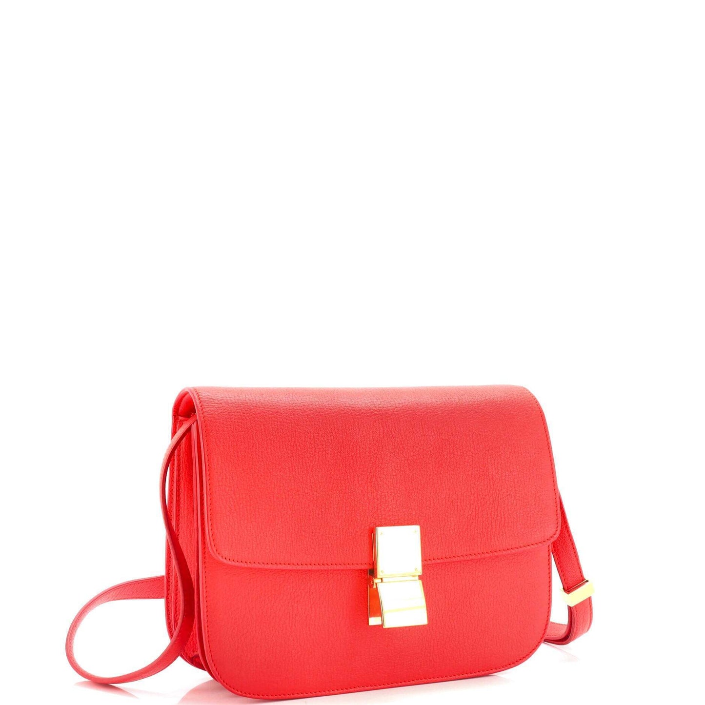 セリーヌ クラシック ボックスバッグ グレイニーレザー ミディアム