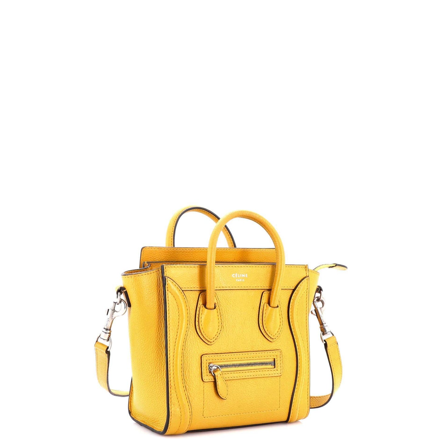 セリーヌ ラゲッジバッグ グレイニーレザー ナノ