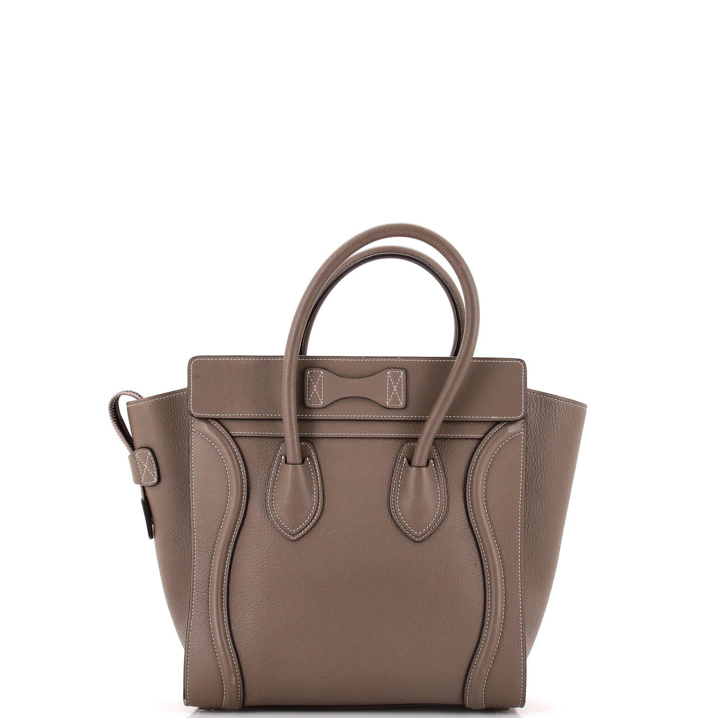 セリーヌ バイカラー ラゲッジバッグ レザー マイクロ