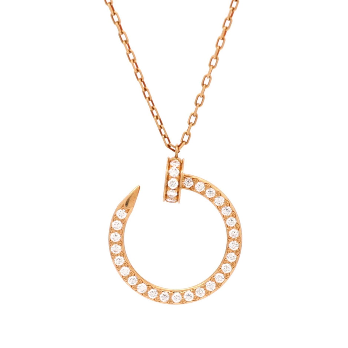 CARTIERジュスト アン クル ネックレス イエロー ゴールド