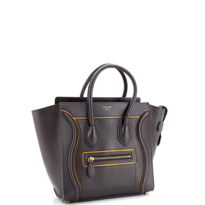 Celine Luggage Bag Smooth Leather Micro