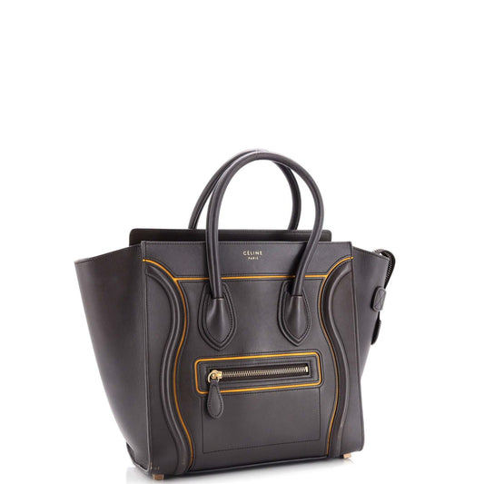 Celine Luggage Bag Smooth Leather Micro