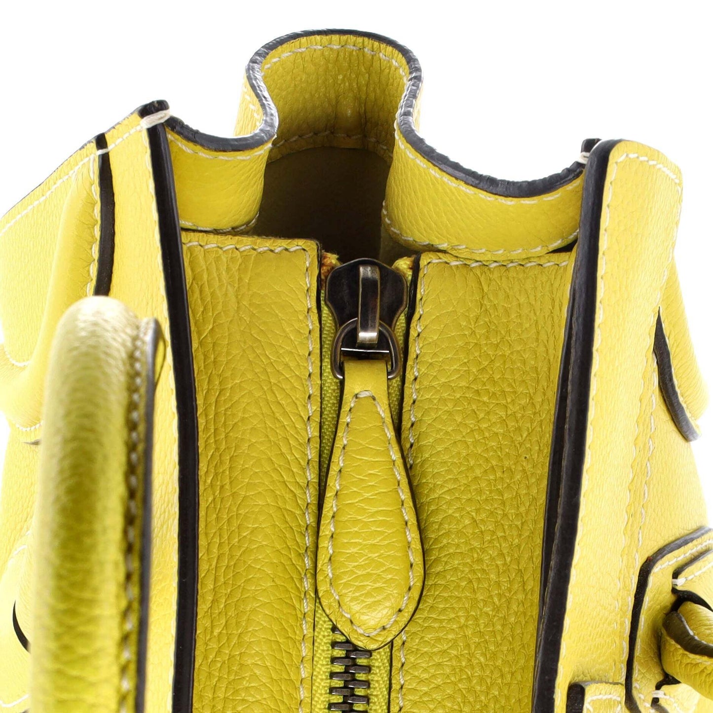 セリーヌ ラゲッジバッグ グレイニーレザー マイクロ