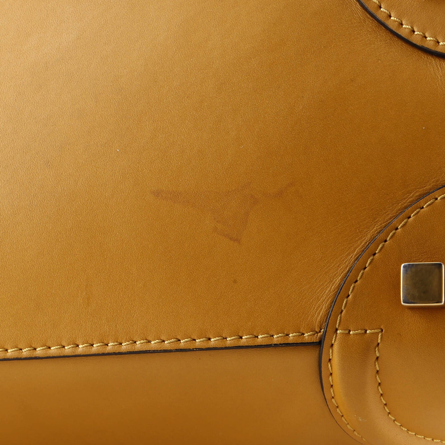 セリーヌ バイカラー ラゲッジバッグ レザー マイクロ