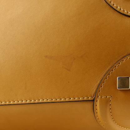 セリーヌ バイカラー ラゲッジバッグ レザー マイクロ