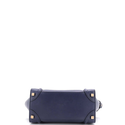 Celine Luggage Bag Smooth Leather Micro