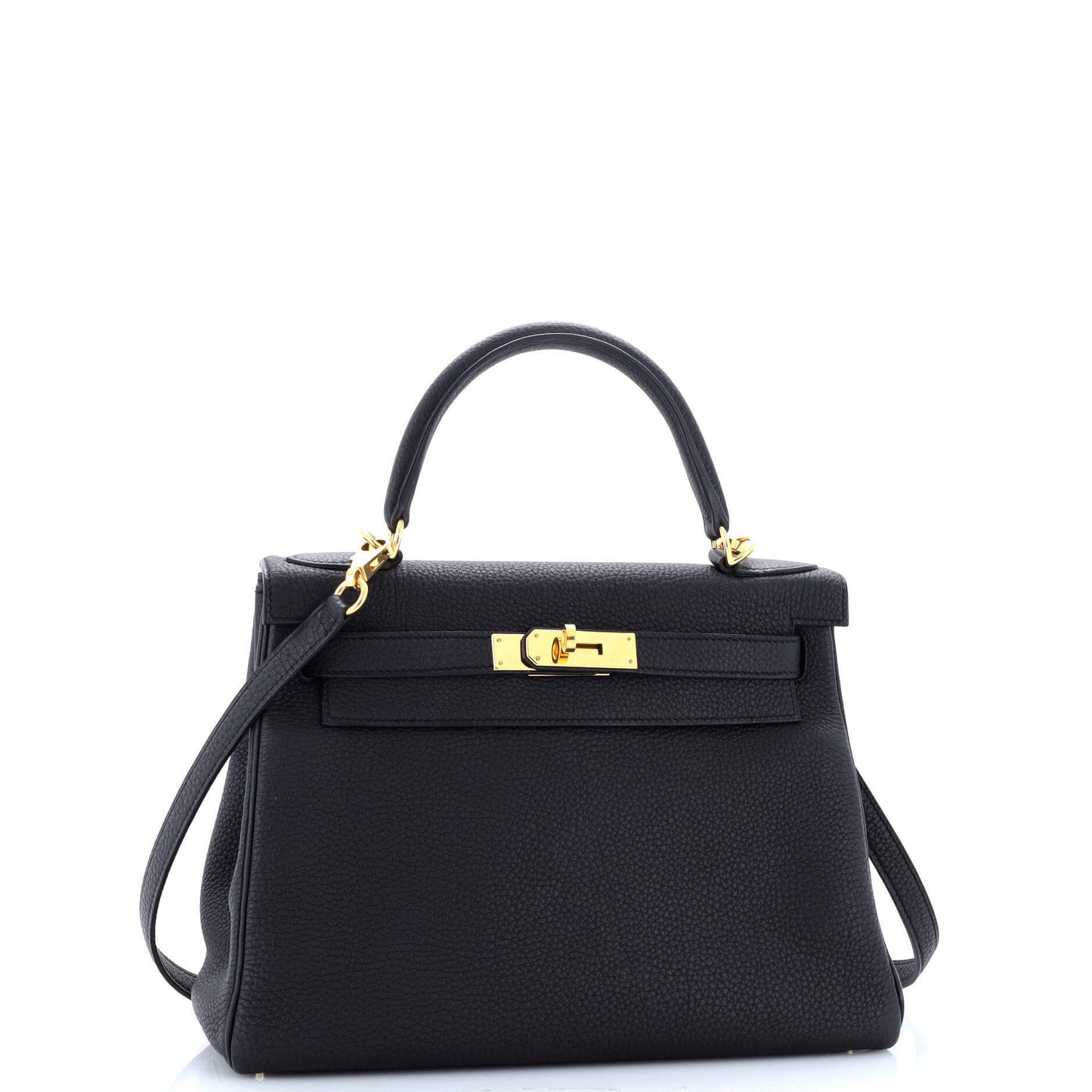 エルメス ケリー ブラック トゴ 28