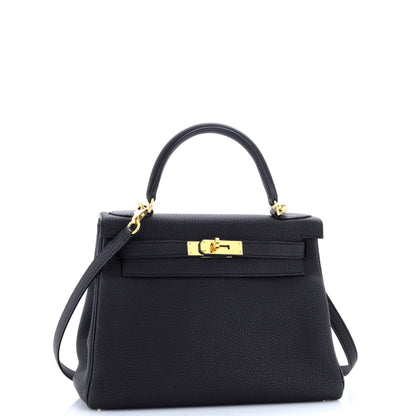 エルメス ケリー ブラック トゴ 28