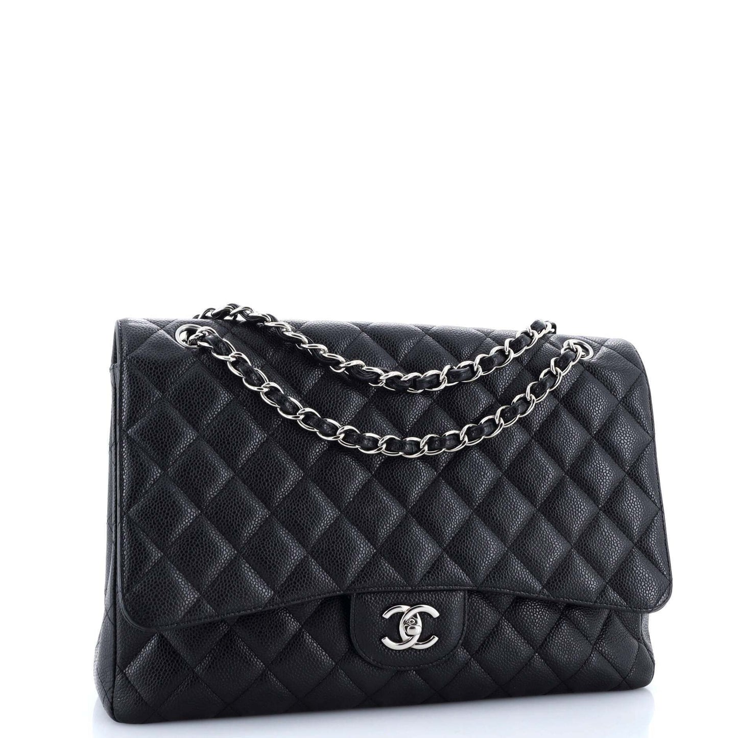 CHANELキャビアスキン マキシ