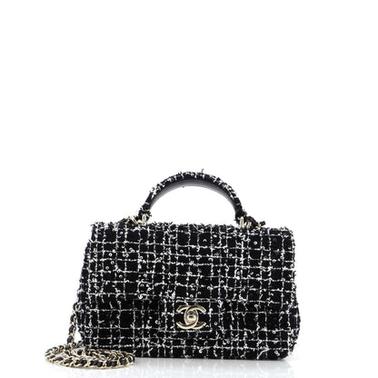 CHANEL ミニ ツイード ショルダーバッグ